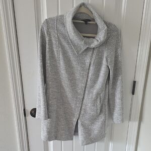 Banana Republic Light Gray Cowl Neck Sweater
